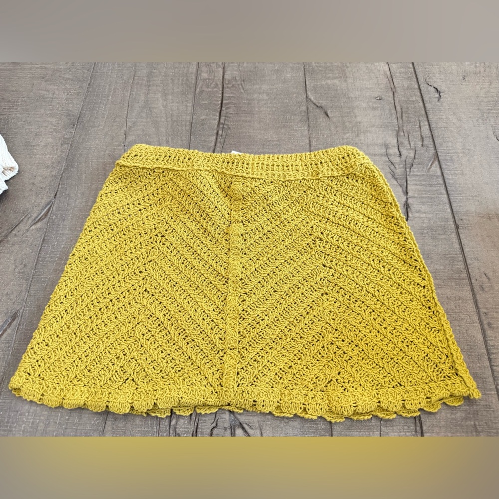 Zara girls Crochet Skirt cover up